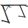 Biurko gamingowe SHADOW GAMER 2.0 LED RGB + Podkładka Czarny Podświetlenie Tak