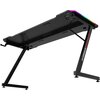 Biurko gamingowe SHADOW GAMER 2.0 LED RGB + Podkładka Czarny Zarządzanie przewodami Tak