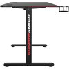Biurko gamingowe SHADOW GAMER 2.0 LED RGB Czarny Podświetlenie Tak