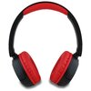 Słuchawki nauszne HELLO KITTY Face Logo Czarno-czerwony Transmisja bezprzewodowa Bluetooth