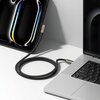 Kabel USB-C - USB-C RINGKE USB 3.2 Gen 2x2 PD240W 2 m Czarny Typ USB-C - USB-C