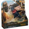 Opakowanie zestawu figurek z serii "How to Train Your Dragon" zawiera figurki smoka i wikinga, z widocznym napisem "Gronckle + Fishlegs" oraz ostrzeżeniem "WARNING: CHOKING HAZARD - Small parts. Not for children under 3 years." Na opakowaniu znajduje się 
