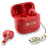 Słuchawki douszne GUESS Glossy Effect Printed Classic Logo & Charm  Czerwony Transmisja bezprzewodowa Bluetooth