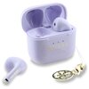Słuchawki douszne GUESS Glossy Effect Printed Classic Logo & Charm  Lawendowy Transmisja bezprzewodowa Bluetooth