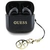 Słuchawki douszne GUESS Glossy Effect Printed Classic Logo & Charm  Czarny