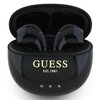 Słuchawki douszne GUESS Glossy Effect Egg Shape Printed Classic Logo Czarny