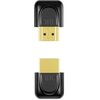 Adapter HDMI - HDMI (kątowy) UNITEK A1046ABK03 Typ kabla HDMI - HDMI