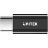 Adpater USB Typ-C - Micro USB UNITEK A1050ABK03 Gniazdo USB Typ-C żeński
