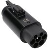Adapter do ładowarki samochodu elektrycznego EXTRALINK EX.22622 gniazdo Typ 2 - wtyk Typ 1