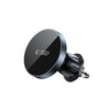 Uchwyt na telefon TECH-PROTECT V5 Magsafe CD & Vent Wireless Charger 15W Czarny Kolor Czarny