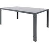 Stół ogrodowy SASKA GARDEN 1064994 Ciemnoszary Materiał Szkło