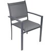 Zestaw krzeseł ogrodowych SASKA GARDEN 1065007 Szary (2 szt.) Materiał Textilene