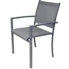 Zestaw krzeseł ogrodowych SASKA GARDEN 1065007 Szary (2 szt.) Obróbka Stalowa