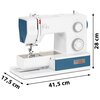 Maszyna do szycia BERNETTE 05 Academy Heavy Duty + Torba na maszynę Prędkość szycia [obr/min] 1100