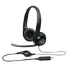 Słuchawki LOGITECH H390 Nauszne, Dźwięk przestrzenny Czarny Pasmo przenoszenia min. [Hz] 20