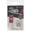 Haczyk wędkarski MIKADO Jaws Micro Offset 6 (10 szt.) Materiał Stal