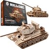 Zabawka drewniana LITTLE STORY World of Tanks 3D Czołg T-34-85 (1019 elementów)