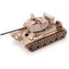 Zabawka drewniana LITTLE STORY World of Tanks 3D Czołg T-34-85 (1019 elementów) Wymiary po złożeniu [cm] 37 x 14.2 x 12
