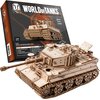 Zabawka drewniana LITTLE STORY World of Tanks 3D Czołg Tiger M1 (1417 elementów)