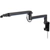 Ramię mikrofonowe ENDORFY Broadcast Low Profile RGB Boom Arm Obciążenie głowicy 2 kg Dołączone akcesoria Zdejmowany organizer przewodu