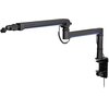 Ramię mikrofonowe ENDORFY Broadcast Low Profile RGB Boom Arm Obciążenie głowicy 2 kg Dołączone akcesoria Zestaw do montażu w blacie