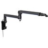 Ramię mikrofonowe ENDORFY Broadcast Low Profile RGB Boom Arm Obciążenie głowicy 2 kg Dołączone akcesoria Kabel USB-C