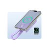 Powerbank ROMOSS WMS10 10000 mAh 30W Fioletowy Typ kabla Kabel USB-C - Lightning