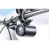 Uchwyt na telefon do roweru BASEUS PrimeTrip 2w1 C12569000121-00 Czarny + Lampka rowerowa Materiał ABS