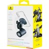 Uchwyt na telefon do roweru BASEUS PrimeTrip 2w1 C12569000121-00 Czarny + Lampka rowerowa Materiał Stop aluminium