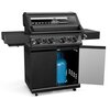 Grill gazowy KOLER Krone S1 Czarny 21.6 kW 73 x 46 cm Materiał wykonania grilla Stal nierdzewna