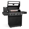 Grill gazowy KOLER Krone S1 Czarny 21.6 kW 73 x 46 cm Powierzchnia rusztu [cm] 73 x 46