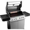 Grill gazowy KOLER Krone S1 Silver 21.6 kW 73 x 46 cm Materiał wykonania rusztu Żeliwo
