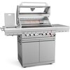 Grill gazowy KOLER Krone S2 Silver 21.6 kW 74 x 46 cm