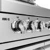 Grill gazowy KOLER Krone S2 Silver 21.6 kW 74 x 46 cm Pokrywa Tak