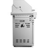 Grill gazowy KOLER Krone S2 Silver 21.6 kW 74 x 46 cm Materiał wykonania grilla Stal nierdzewna
