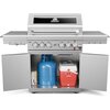 Grill gazowy KOLER Krone S2 Silver 21.6 kW 74 x 46 cm Termometr Tak