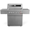 Grill gazowy KOLER Krone S3 Silver 21.6 kW 74 x 47 cm