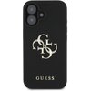 Etui GUESS Grained Big 4G Logo Small Classic Logo do Apple iPhone 16 Czarny Model telefonu iPhone 16
