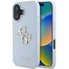 Etui GUESS Grained Big 4G Logo Small Classic Logo do Apple iPhone 16 Niebieski