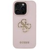 Etui GUESS Grained Big 4G Logo Small Classic Logo do Apple iPhone 16 Pro Różowy Seria telefonu iPhone