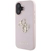 Etui GUESS Grained Big 4G Logo Small Classic Logo do Apple iPhone 16 Różowy Model telefonu iPhone 16
