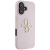 Etui GUESS Grained Big 4G Logo Small Classic Logo do Apple iPhone 16 Różowy Kompatybilność Apple iPhone 16