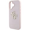 Etui GUESS Grained Big 4G Logo Small Classic Logo do Apple iPhone 16 Różowy Typ Etui nakładka
