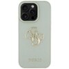 Etui GUESS Grained Big 4G Logo Small Classic Logo do Apple iPhone 16 Pro Zielony Seria telefonu iPhone