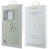 Etui GUESS Grained Big 4G Logo Small Classic Logo do Apple iPhone 16 Pro Zielony Marka telefonu Apple