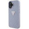 Etui GUESS Hot Stamp 4G Pattern Triangle Metal Logo do Apple iPhone 16 Fioletowy Model telefonu iPhone 16
