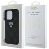 Etui GUESS Hot Stamp 4G Pattern Triangle Metal Logo do Apple iPhone 16 Pro Czarny Marka telefonu Apple