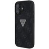 Etui GUESS Hot Stamp 4G Pattern Triangle Metal Logo do Apple iPhone 16 Czarny Model telefonu iPhone 16
