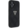 Etui GUESS Hot Stamp 4G Pattern Triangle Metal Logo do Apple iPhone 16 Czarny Kompatybilność Apple iPhone 16