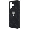 Etui GUESS Hot Stamp 4G Pattern Triangle Metal Logo do Apple iPhone 16 Czarny Typ Etui nakładka